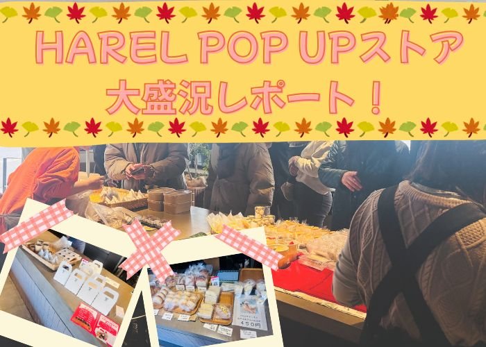 🍁HAREL POP UPストア大盛況レポート！