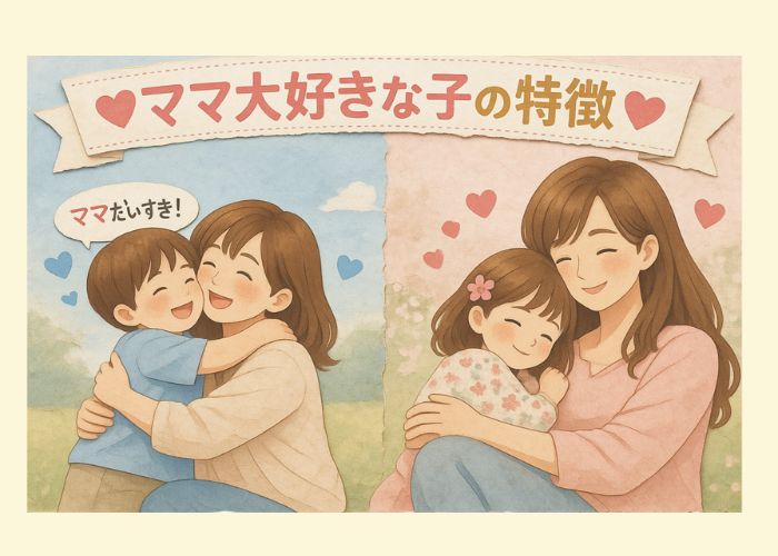 ママのことが大好きな子の特徴とは?男女別に見える「愛情のカタチ」