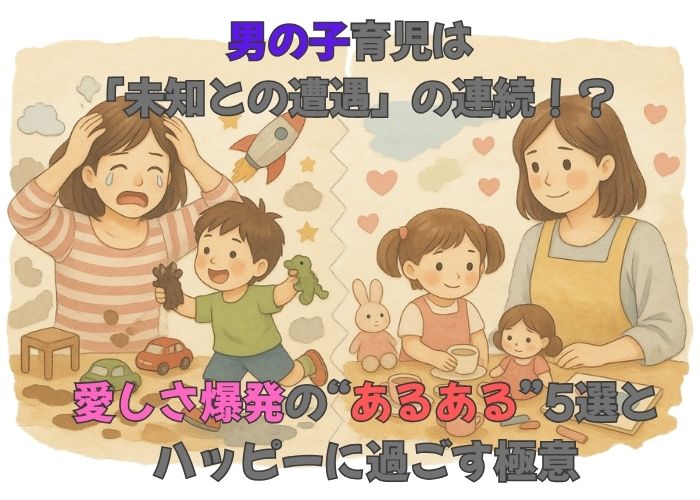男の子育児は「未知との遭遇」の連続！？愛しさ爆発の“あるある”5選とハッピーに過ごす極意