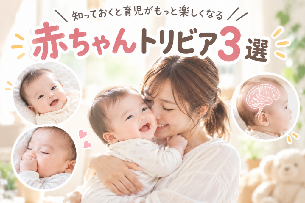 知っておくと育児がもっと楽しくなる「赤ちゃんトリビア」3選