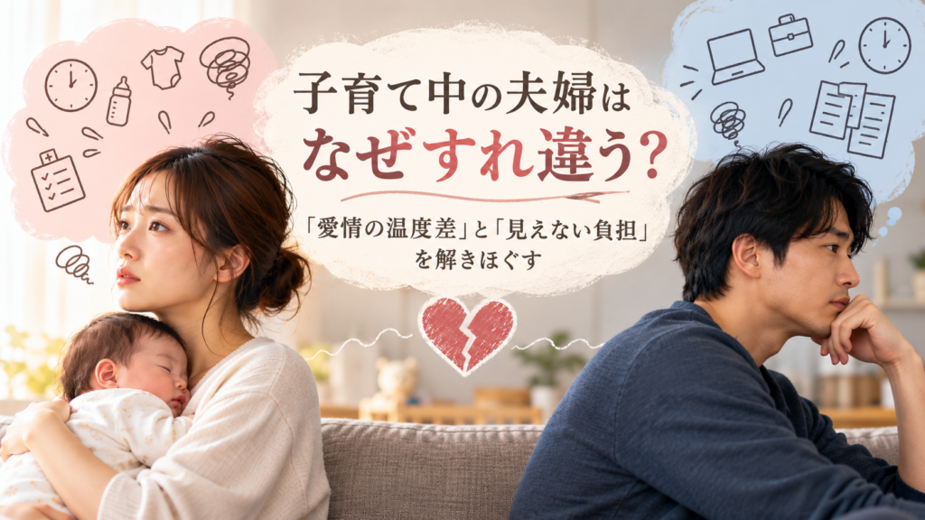 子育て中の夫婦はなぜすれ違う? 「愛情の温度差」と「見えない負担」を解きほぐす