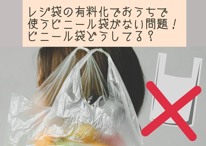 レジ袋の有料化・・何かと必要なビニール袋どうしてる？